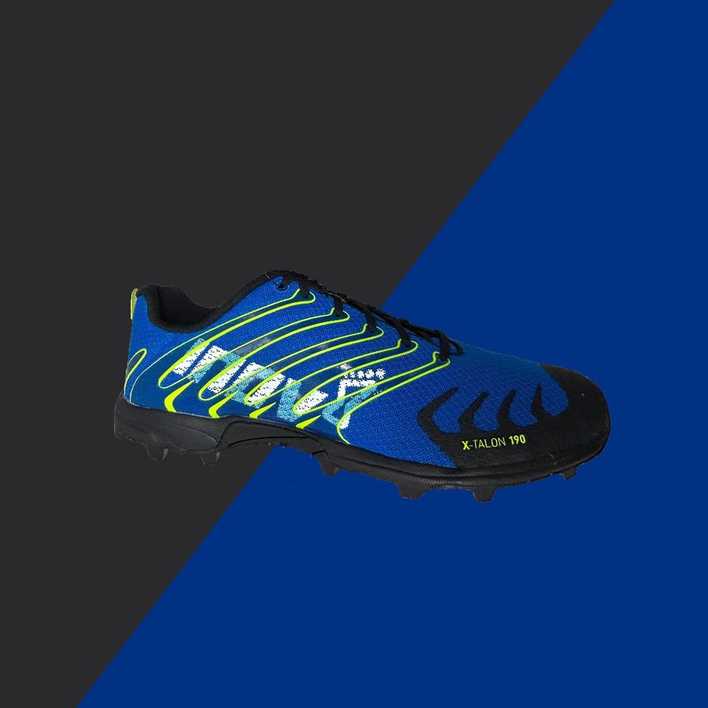 Inov-8 X-Talon 190 (Unisex): Conquer Trails with Blue/Black/Neon Yellow - Picture 1 of 9